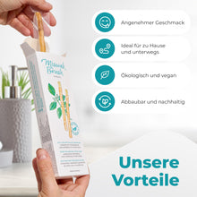 Carica l'immagine nel visualizzatore di Gallery, Spazzolino da Miswak da blissany- spazzolino da denti tradizionale arabo, spazzolino da denti di legno, per denti bianch