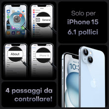 Carica l'immagine nel visualizzatore di Gallery, TOCOL Cover Magnetica per iPhone 15 6,1 Pollic, Compatibile con MagSafe, Protezione Fotocamera Integrata, Custodia Antiu