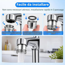 Carica l'immagine nel visualizzatore di Gallery, Zocipro 10Pcs Kit Adattatori per Rubinetto in Ottone, Adattatore Filettato