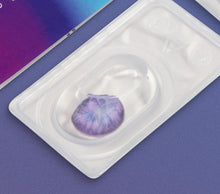 Carica l'immagine nel visualizzatore di Gallery, GLAMLENS Lenti a contatto colorate viola Madrid Violet - con porta lenti a contatto - viola naturali in silicone idrogel