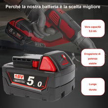 Carica l'immagine nel visualizzatore di Gallery, Waitley M18 18V 5,0Ah batteria per Milwaukee M18 batteria 18V