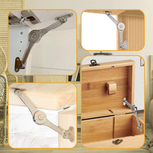 Carica l'immagine nel visualizzatore di Gallery, 2 Pz Supporto Cerniera per Ante a Ribalta, Cerniere Pieghevoli per Porte Coperchio, Cerniere a Ribalta a 75/90/110 Gradi