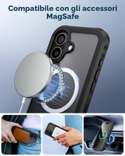 Carica l'immagine nel visualizzatore di Gallery, seacosmo Cover per iPhone 17 Privacy Magnetica, Compatibile con Magsafe, Antispy Schermo Integrata in Vetro Temperato, P