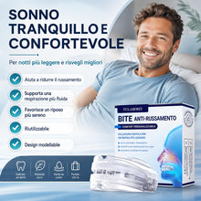 Carica l'immagine nel visualizzatore di Gallery, Bocchino Antirussante Regolabile–Design Leggero e Confortevole.Riduce efficacemente il russare