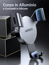 Carica l'immagine nel visualizzatore di Gallery, UGREEN Porta Cellulare Auto Gravità in Alluminio