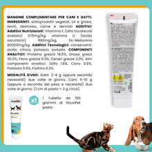 Carica l'immagine nel visualizzatore di Gallery, CAMON - StruviPet Pasta, Alimento Complementare per Cani e Gatti, 100g