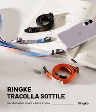 Carica l'immagine nel visualizzatore di Gallery, Ringke Shoulder Strap, Compatibile con Custodie per iPhone 17, Tracolla Regolabile e Robusta con Cordino