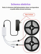 Carica l'immagine nel visualizzatore di Gallery, SP611E Controller LED Bluetooth con Telecomando IR, Doppia Interfaccia a 3 PIN, Controllo APP per Smartphone per Strisce
