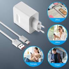 Carica l'immagine nel visualizzatore di Gallery, 35W Super Charge Caricatore rapido, for Honor 400 Lite 5G, Smart, 200 Lite, 90 L ite, X9a, X8b, X8c, X9c, X7b, X6c, X6b,