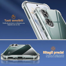 Carica l'immagine nel visualizzatore di Gallery, Vauki Cover per Honor 90, con 2 Pezzi Pellicola in Vetro Temperato, Custodia Flessibile in Silicone Trasparente Antiurto