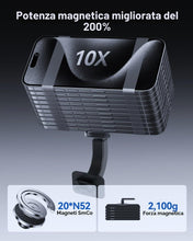 Carica l'immagine nel visualizzatore di Gallery, Supporto magnetico per cellulare per Dacia Sandero 3, Dacia Jogger e Dacia Logan 3 2020-2026, per iPhone 12-16 serie e t