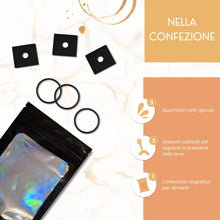 Carica l'immagine nel visualizzatore di Gallery, AMPSTORE 3 Guarnizioni e 3 Spessori Compatibili con Didiesse Frog