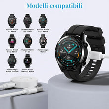 Carica l'immagine nel visualizzatore di Gallery, Amzpas Caricatore per Huawei Watch GT Classic Sport GT2 GT2E Honor Watch Magic Honor Watch Dream GS Pro, Veloce Portatil