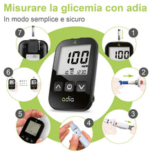 Carica l'immagine nel visualizzatore di Gallery, Strisce reattive adia (50 pezzi) – per misurare e monitorare la glicemia in modo semplice e conveniente in caso di diabe