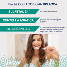 Carica l'immagine nel visualizzatore di Gallery, Pasta del Capitano, Collutorio Antiplacca, Collutorio Quotidiano Senza Alcool, Esercita un'Efficace Azione Antiplacca, C