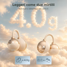 Carica l'immagine nel visualizzatore di Gallery, Cuffie Bluetooth Clip, Di Alta Estetica e Grande Impatto Visivo, Con Design Aperto a Clip Per L'orecchio, Cancellazione 