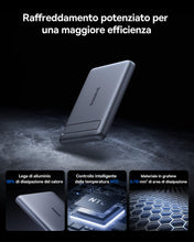 Carica l'immagine nel visualizzatore di Gallery, Baseus Mini Magsafe Powebank 5000mAh 20W con Supporto Pieghevole, Qi2-Certificato Magnetico Power Bank Magnetic Ricarica