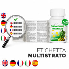 Carica l'immagine nel visualizzatore di Gallery, HerbAmour Bromelina 365 Compresse Integratore Alimentare Annuale