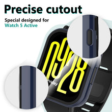 Carica l'immagine nel visualizzatore di Gallery, 4 Pezzi Custodia Protettiva Compatibile con Xiaomi Redmi Watch 5 Active, Custodia Rigida per PC con Proteggi Schermo, Cu