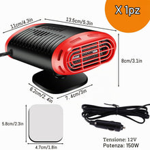 Carica l'immagine nel visualizzatore di Gallery, Riscaldatore Auto 12v, Riscaldatore per Auto, Stufetta per Auto, Regolazione Libera a 360°, Riscaldatore per Auto Portat