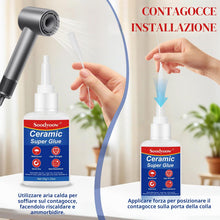 Carica l'immagine nel visualizzatore di Gallery, Colla per Ceramica 35g, Adesivo Istantaneo Forte, Impermeabile e Trasparente, per Riparare Porcellana, Ceramica, Vetro e