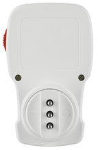 Carica l'immagine nel visualizzatore di Gallery, Electraline 58113 Programmatore Timer Meccanico Giornaliero, Spina Italiana piccola 10 A, Presa Schuko + 10A, Bianco