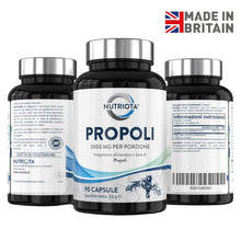 Carica l'immagine nel visualizzatore di Gallery, Propoli 2000 mg - Capsule di propoli a elevata concentrazione - 90 capsule - Rinforzo naturale per il sistema immunitari
