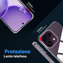 Carica l'immagine nel visualizzatore di Gallery, cover per OPPO Reno 16 F/FS 5G +1 pezzo Vetro Temperato+ Pellicola protettiva per la fotocamera,schermo ultra trasparent
