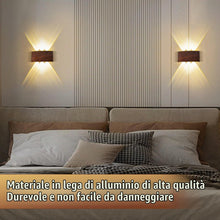 Carica l'immagine nel visualizzatore di Gallery, 2 pezzi Lampada da Parete Interno Esterno 6W Bianco Caldo 3000K IP65