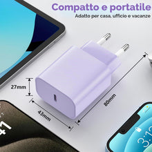 Carica l'immagine nel visualizzatore di Gallery, Kndaa 2Pack Caricatore per iPhone 16/16 Plus/16 Pro/16 Pro Max/15/15 Plus/15 Pro/15 Pro Max, 20W USB C Caricabatterie Ra