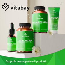 Carica l'immagine nel visualizzatore di Gallery, Vitabay Acido R-Alfa Lipoico 300 mg – 120 capsule vegane – R-ALA puro