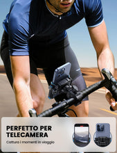 Carica l'immagine nel visualizzatore di Gallery, Lamicall Supporto Telefono Bicicletta - [1S Blocco] [Perfetto per Video]