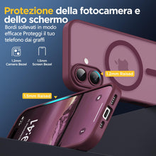 Carica l'immagine nel visualizzatore di Gallery, Oududianzi - Magnetica Cover per iPhone 17 Magsafe Case, Bordeaux