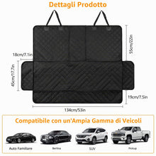 Carica l'immagine nel visualizzatore di Gallery, Coprisedile Auto per Cani, Telo Auto per Cani Impermeabile e Antigraffio