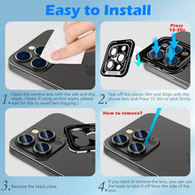 Carica l'immagine nel visualizzatore di Gallery, imluckies Pellicola Fotocamera Compatibile con iPhone 14 Pro / 14 Pro Max, AR+AF Vetro Temperato Protezione Fotocamera, 