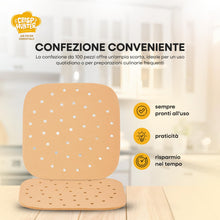 Carica l'immagine nel visualizzatore di Gallery, Carta Forno per Friggitrice ad Aria, Fogli