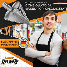 Carica l'immagine nel visualizzatore di Gallery, BAURIX® Punta a Gradino HSS Ø 5-35 mm – Metallo, Legno e Plastica