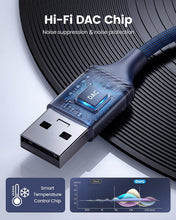 Carica l'immagine nel visualizzatore di Gallery, MOGOOD Adattatore USB a Jack 3,5mm 0,2M Scheda Audio Esterna Stereo TRRS