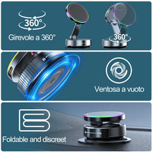 Carica l'immagine nel visualizzatore di Gallery, Supporto per Cellulare Auto da 15W con Funzione di Ricarica