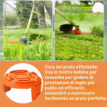 Carica l'immagine nel visualizzatore di Gallery, 2 Pezzi di Ricambio in Plastica Piccolo Tappo per Bobina,Copri Bobina per Decespugliatore,Cappuccio di Bobina Durevole p