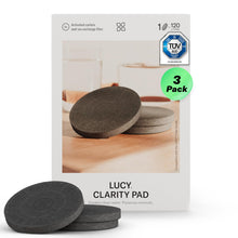 Carica l'immagine nel visualizzatore di Gallery, LUCY® 3x Filtri Clarity Pad per Caraffa Filtrante LUCY® - Filtro Depuratore Acqua, Carboni Attivi - Purificatore acqua p