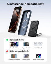 Carica l'immagine nel visualizzatore di Gallery, INIU 45W Power Bank, Sottile 10000mAh Caricabatterie Portatile Magnetico
