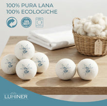Carica l'immagine nel visualizzatore di Gallery, LUMINER Palline per Asciugatrice di Lana Antipiega (6 Pezzi)