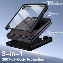 Carica l'immagine nel visualizzatore di Gallery, JETech Cover per Samsung Galaxy Z Flip 7, Nero