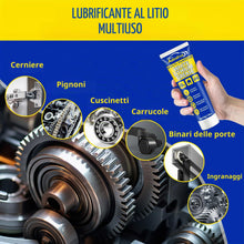 Carica l'immagine nel visualizzatore di Gallery, AstraVox Grasso al litio bianco, lubrificante multiuso con pennello per cerniere, cuscinetti, ingranaggi, ideale per uso