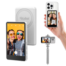 Carica l'immagine nel visualizzatore di Gallery, Rollei Selfie Monitor Schermo 3,97" per iPhone 7-18 e Android Bianco