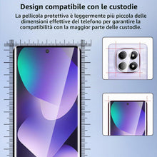 Carica l'immagine nel visualizzatore di Gallery, [2+2 Pellicola Vetro Temperato per Xiaomi Redmi Note 15 5G,2 Pellicola Fotocamera+ 3D Protezione Schermo Vetro Temperato