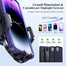 Carica l'immagine nel visualizzatore di Gallery, Porta Cellulare Auto [Ventosa Potente] Supporto Telefono Auto Universale