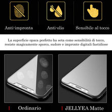 Carica l'immagine nel visualizzatore di Gallery, 3 Pezzi Pellicola Opaca per iPhone 15 / iPhone 15 Pro Vetro Temperato Opaco