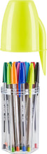 Carica l'immagine nel visualizzatore di Gallery, BIC Megatubo, Set Penne a Sfera Colorate Cristal Original (Punta 1mm), Cristal Fun e Fluo (Punta 1.6mm), Cancelleria Scuola e Casa, Idea Regalo, 20 Unità